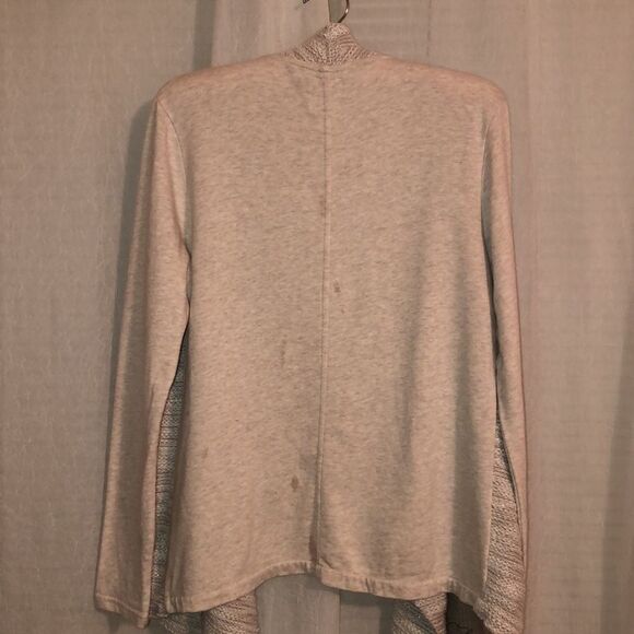 Anthropologie M Sunday Open Front Waterfall Knit Sweater Cardigan - Picture 2 of 8